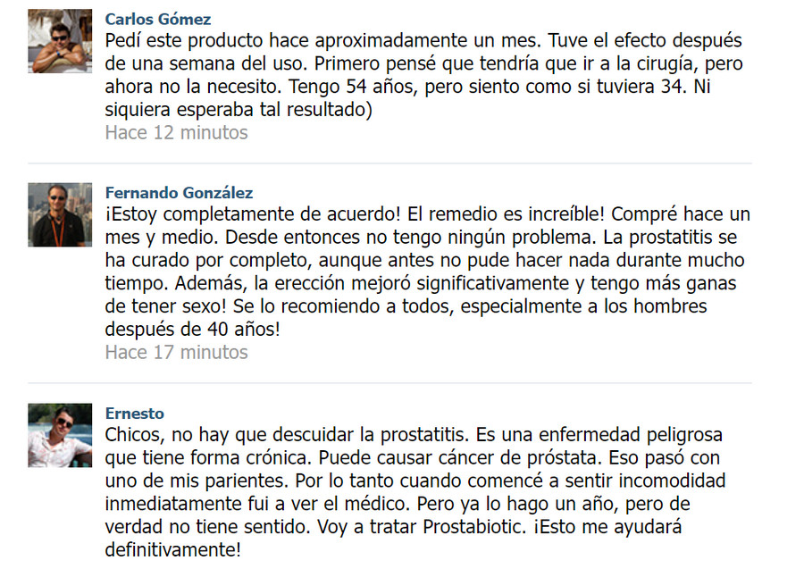 Prostabiotic Comentarios